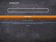 Tablet Screenshot of gotchiworld.de